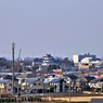 古墳頂上から「のぼうの城」（忍城）見えます