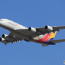 「はれ」ASIANA A380-841 HL7626  Takeoff
