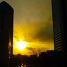 sun goes down