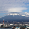笠雲広がる