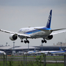 「☁」 ANA 787-9 JA886A   着陸します