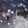 雪が降る 帰り道