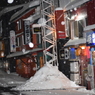 今日も雪です