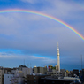 「虹と東京スカイツリー」