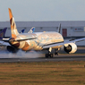 「良い空～」ETIHAD Saudi 787-9 A6-BLN  Landing