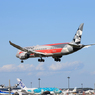 「青が好き」ETIHAD F-1  787-9 A6-BLV  着陸です