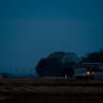 夕暮れの久留里線