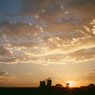 夕日