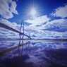 雨上がりの空の架け橋