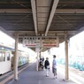 阿武隈急行と飯坂線のホーム