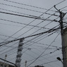ゴチャゴチャな、電線