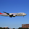「蒼空」Cargolux 747-8 LX-VCG  到着です　