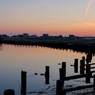福島潟夕景