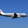 「空色」Air China A320-232 B-6733 着地前です 