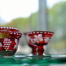 red glass