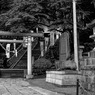 写真エッセイ：温泉神社２：神域：B&W