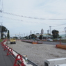 宇都宮LRT・芳賀町内の工事現場