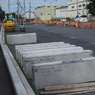 宇都宮LRT・芳賀町内の工事現場