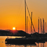 Setting sun