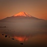 晩秋の朝ぼらけ ～紅富士～