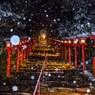 貴船神社の雪景色