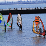 「蒼空」穏やかな日のウインドサーフィンとSUP