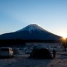 極寒の朝陽