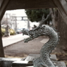 手水舎_龍_新井天神北野神社
