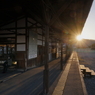 写真句：The sun is setting