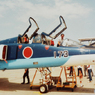 『思い出の1枚」ブルーインパルス　Tー２ #173  松島基地　1982年