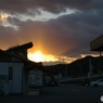 太陽②　夕日