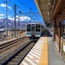 JR東日本 211系 小淵沢駅 中央本線 普通 2022.02.26