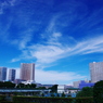 雲踊る梅雨明け