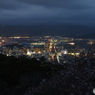 夜桜な景色①　高知市