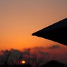 今日の夕陽
