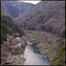 三月の保津峡
