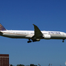 「良い空～」UNITED 787-9 N24974  Landing