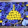天王祭の巻藁舟の花手水舎
