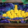 天王祭の巻藁舟の花手水　その２