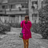 Woman in Pink