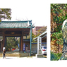 中山道を歩く　(11)湯島聖堂入口と孔子像