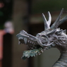 手水舎_龍_新井天神北野神社
