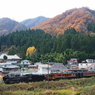 晩秋の五十島駅通過 