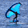 「SKY」浮いたよ・青色のウイングサーフィン