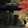 白山神社の朱色