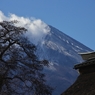 雲なびく富士山　２