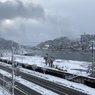 大雪の朝
