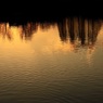 夕刻の水面