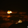 月と雲と岐阜城DSC03822