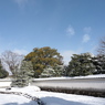 好古園　雪景色